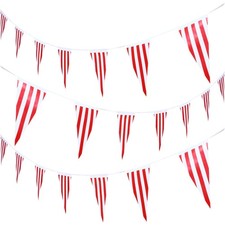  3 Pcs Bandiera Rossa Bianca