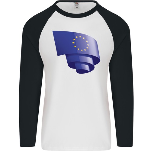 Arricciato bandiera unione - eu,