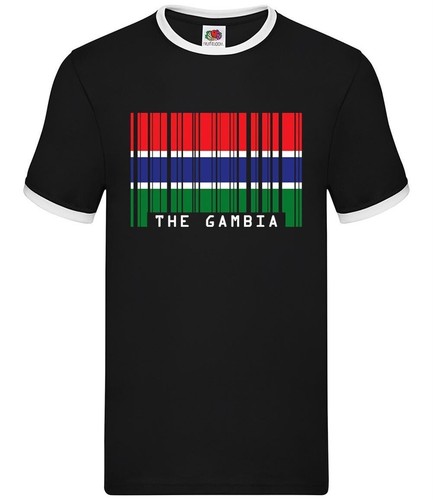 The gambia bandiera - gambia, uomo