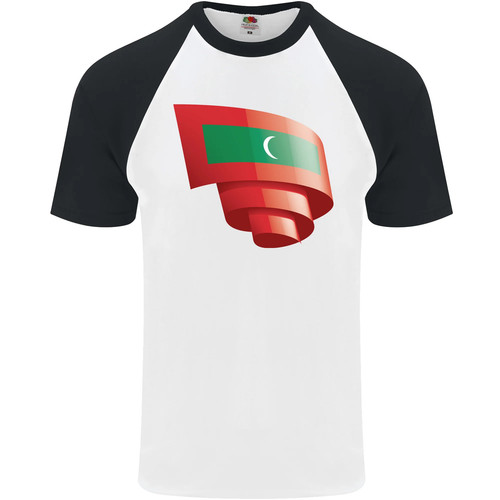 Arricciato maldive bandiera - maldive,