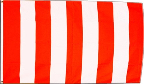Strisce bandiera alzata rosso - bandiera,