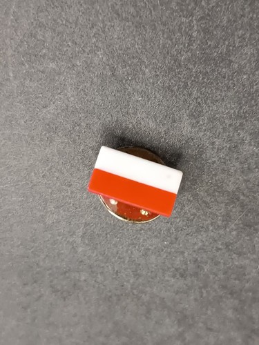 Spilla bandiera polonia bianca - bandiera,