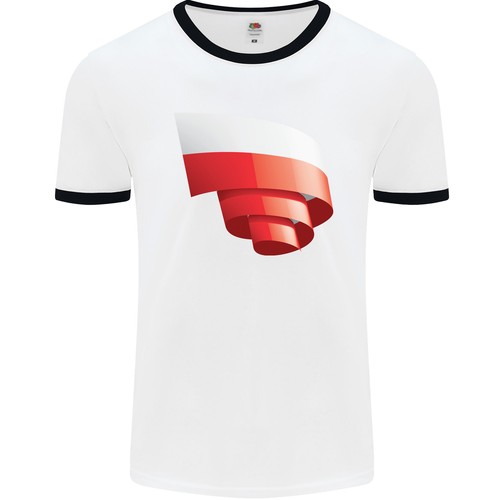 Arricciato polonia bandiera - arricciato,
