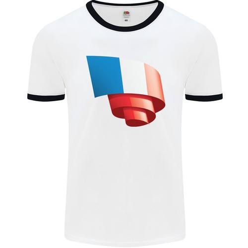 Arricciato francia bandiera - arricciato,