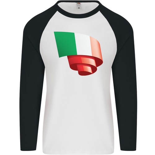 Arricciato italia bandiera - arricciato,