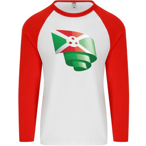 Arricciato burundi bandiera - burundi,