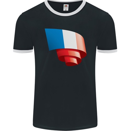 Arricciato francia bandiera - arricciato,