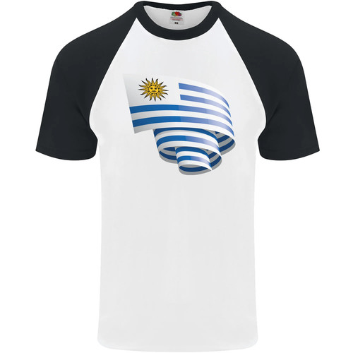 Arricciato bandiera uruguay - bandiera,