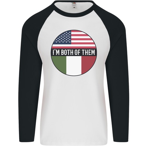 Maglietta baseball lunga uomo - maglietta,