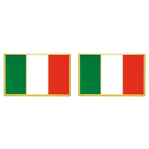 Pins bandiera italiana - bandiera, dorata