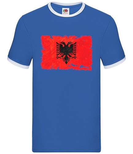 Albania grunge bandiera - grunge, uomo