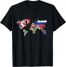 Maglietta Unisex Tutti i Paesi