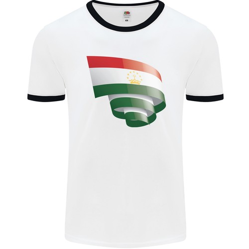 Arricciato tagikistan bandiera - arricciato,