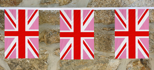 Bandiera union jack rosa - union,