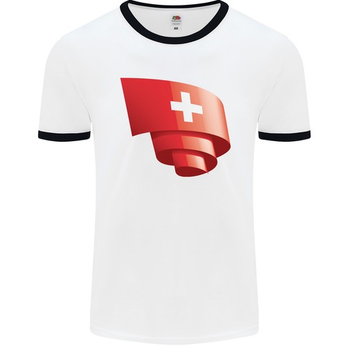 Arricciato svizzera bandiera - arricciato,